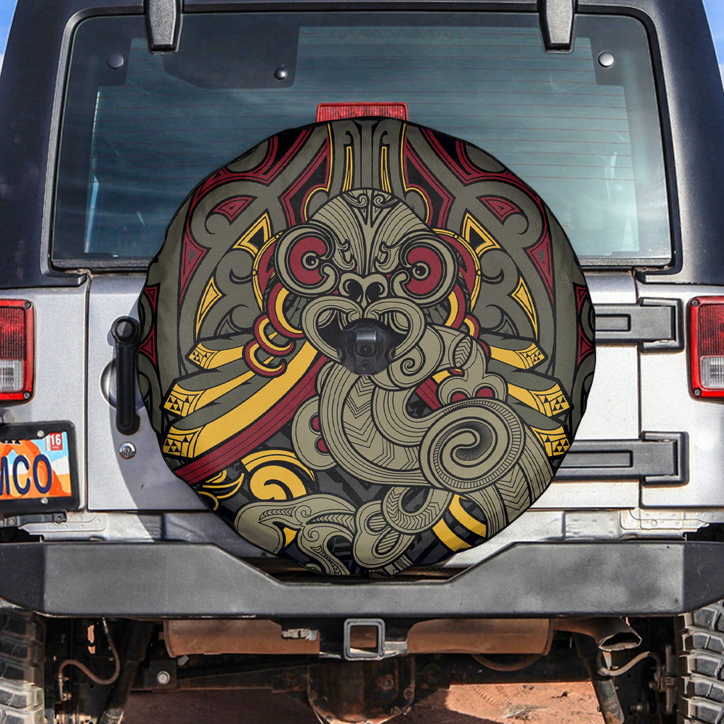Maori Hei Tiki Tribal Tattoo Spare Tire Cover