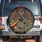 Maori Hei Tiki Tribal Tattoo Spare Tire Cover