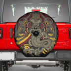 Maori Hei Tiki Tribal Tattoo Spare Tire Cover
