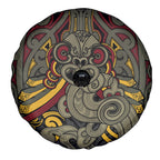 Maori Hei Tiki Tribal Tattoo Spare Tire Cover