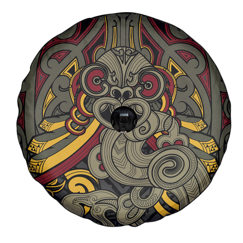 Maori Hei Tiki Tribal Tattoo Spare Tire Cover