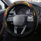 Maori Hei Tiki Tribal Tattoo Steering Wheel Cover