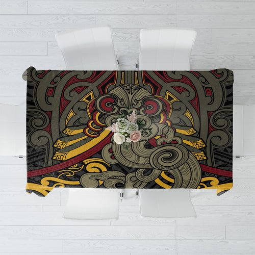 Maori Hei Tiki Tribal Tattoo Tablecloth