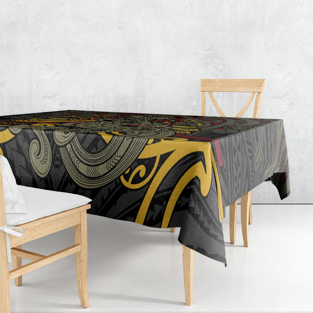 Maori Hei Tiki Tribal Tattoo Tablecloth