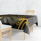 Maori Hei Tiki Tribal Tattoo Tablecloth