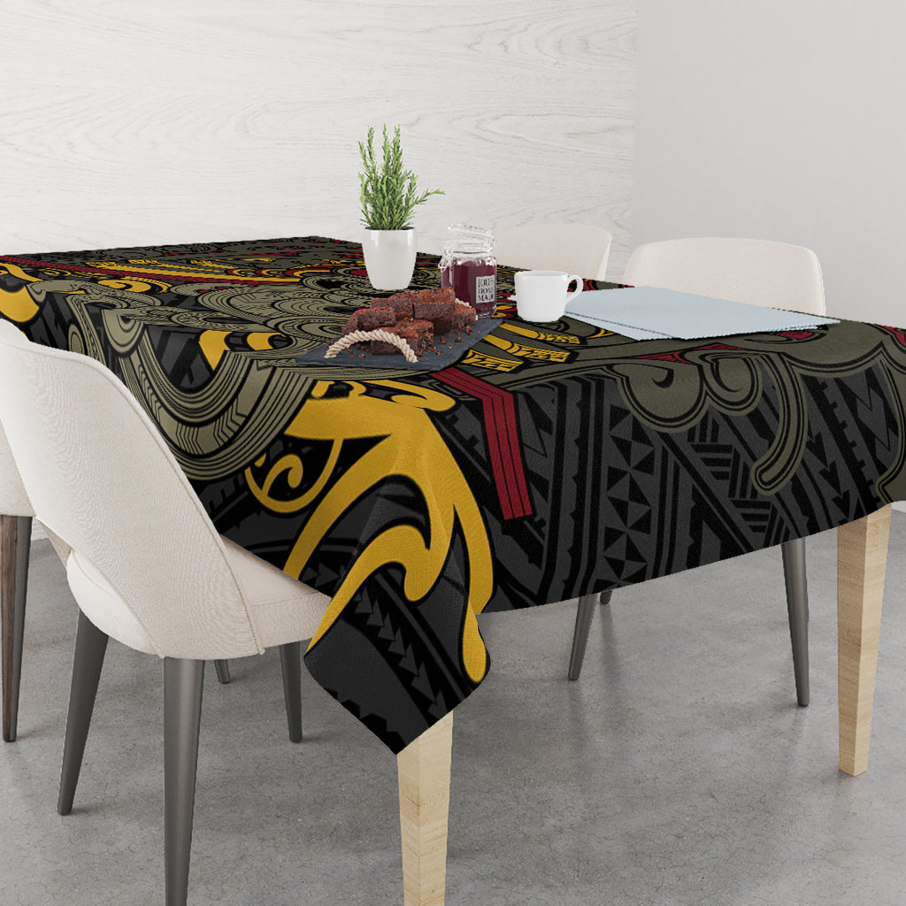 Maori Hei Tiki Tribal Tattoo Tablecloth