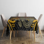 Maori Hei Tiki Tribal Tattoo Tablecloth