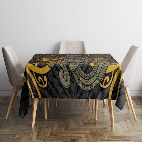Maori Hei Tiki Tribal Tattoo Tablecloth