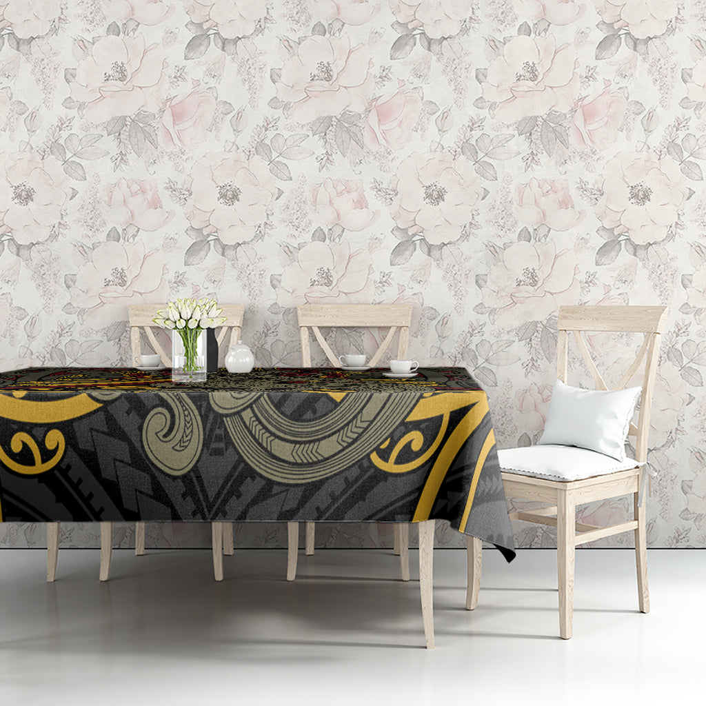 Maori Hei Tiki Tribal Tattoo Tablecloth