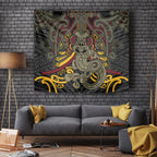 Maori Hei Tiki Tribal Tattoo Tapestry