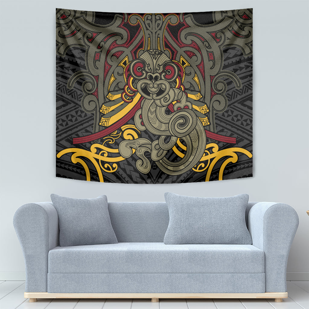 Maori Hei Tiki Tribal Tattoo Tapestry