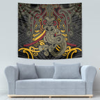 Maori Hei Tiki Tribal Tattoo Tapestry