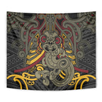 Maori Hei Tiki Tribal Tattoo Tapestry