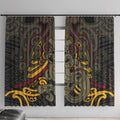 Maori Hei Tiki Tribal Tattoo Window Curtain