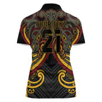Maori Hei Tiki Tribal Tattoo Women Polo Shirt