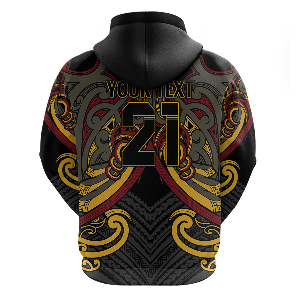 Maori Hei Tiki Tribal Tattoo Zip Hoodie