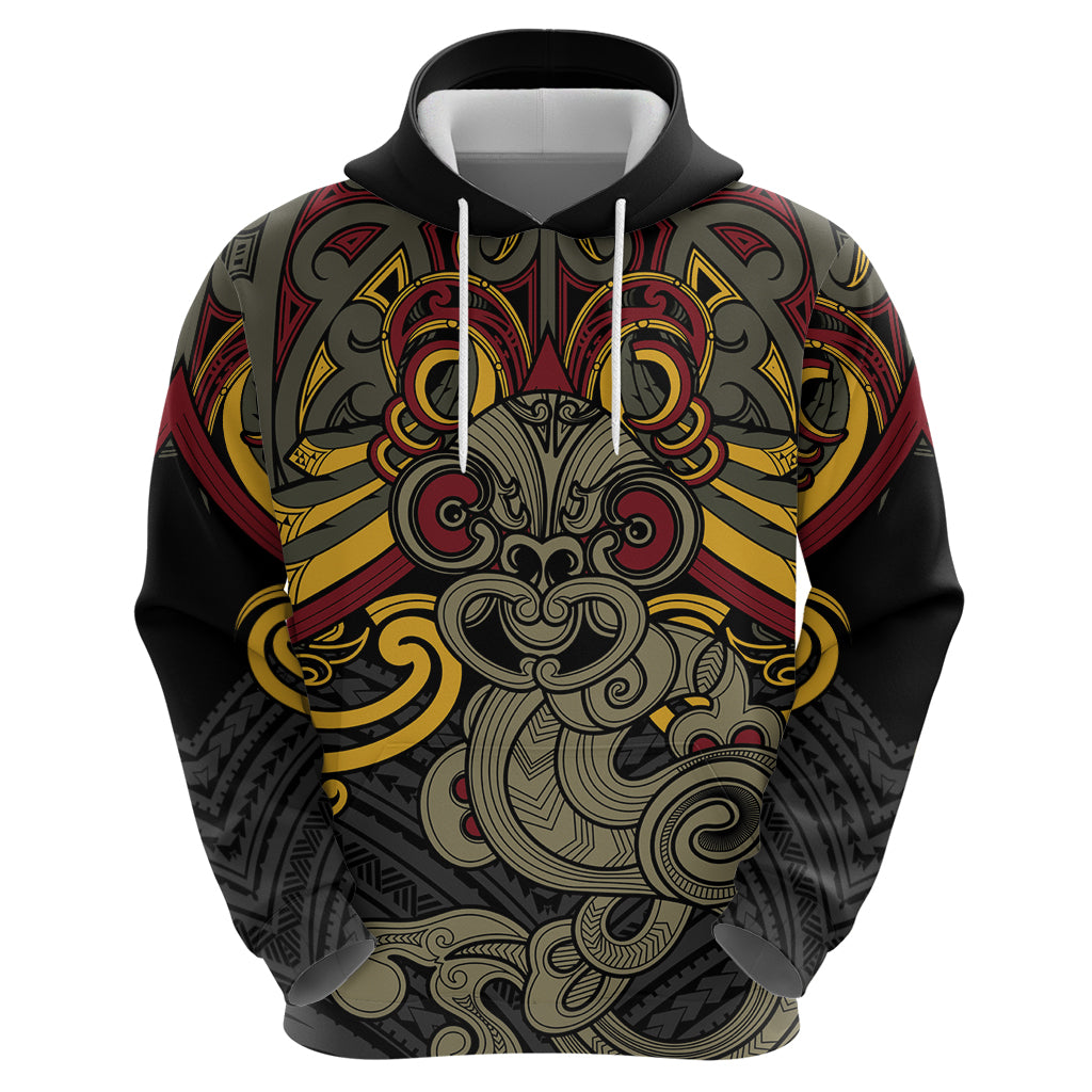 Maori Hei Tiki Tribal Tattoo Zip Hoodie
