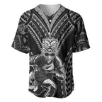 Custom New Zealand Rugby Baseball Jersey Maori All Black Warrior Tribal Tattoo