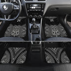 Custom New Zealand Rugby Car Mats Maori All Black Warrior Tribal Tattoo