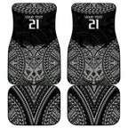 Custom New Zealand Rugby Car Mats Maori All Black Warrior Tribal Tattoo