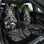 Custom New Zealand Rugby Car Seat Cover Maori All Black Warrior Tribal Tattoo