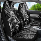 Custom New Zealand Rugby Car Seat Cover Maori All Black Warrior Tribal Tattoo