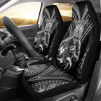 Custom New Zealand Rugby Car Seat Cover Maori All Black Warrior Tribal Tattoo