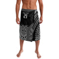 Custom New Zealand Rugby Lavalava Maori All Black Warrior Tribal Tattoo