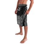 Custom New Zealand Rugby Lavalava Maori All Black Warrior Tribal Tattoo