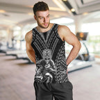 Custom New Zealand Rugby Men Tank Top Maori All Black Warrior Tribal Tattoo