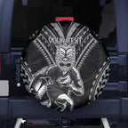 Custom New Zealand Rugby Spare Tire Cover Maori All Black Warrior Tribal Tattoo