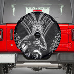 Custom New Zealand Rugby Spare Tire Cover Maori All Black Warrior Tribal Tattoo