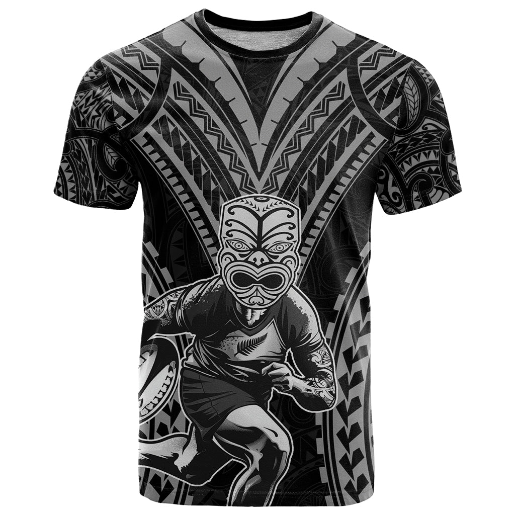 Custom New Zealand Rugby T Shirt Maori All Black Warrior Tribal Tattoo