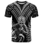 Custom New Zealand Rugby T Shirt Maori All Black Warrior Tribal Tattoo