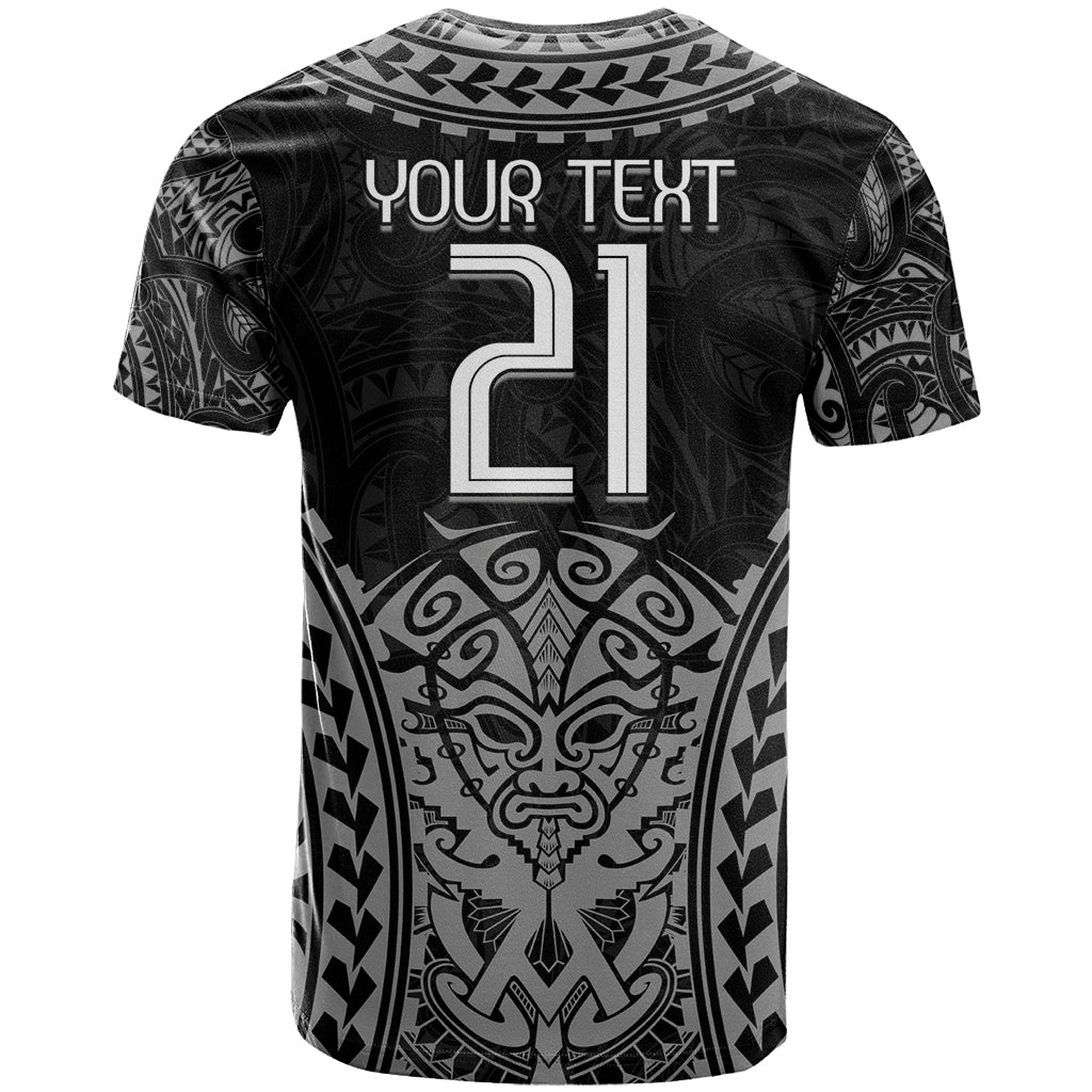 Custom New Zealand Rugby T Shirt Maori All Black Warrior Tribal Tattoo