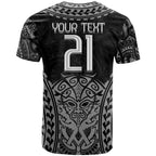 Custom New Zealand Rugby T Shirt Maori All Black Warrior Tribal Tattoo