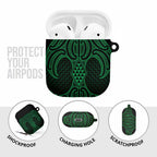 Kakariki Maori Ta Moko Poutama Art AirPods Case - Aussie Hoodie