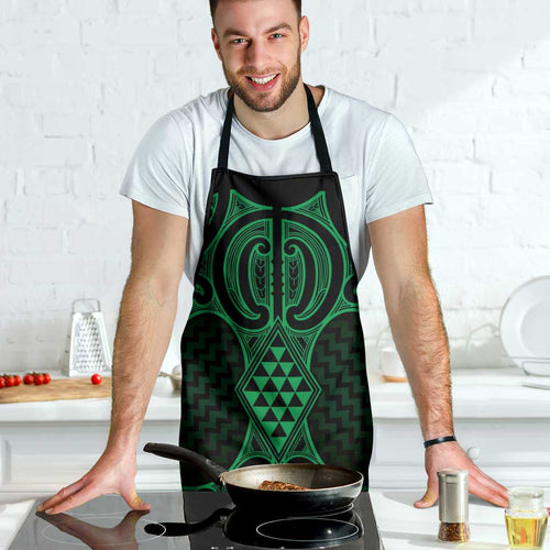 Kakariki Maori Ta Moko Poutama Art Apron - Aussie Hoodie