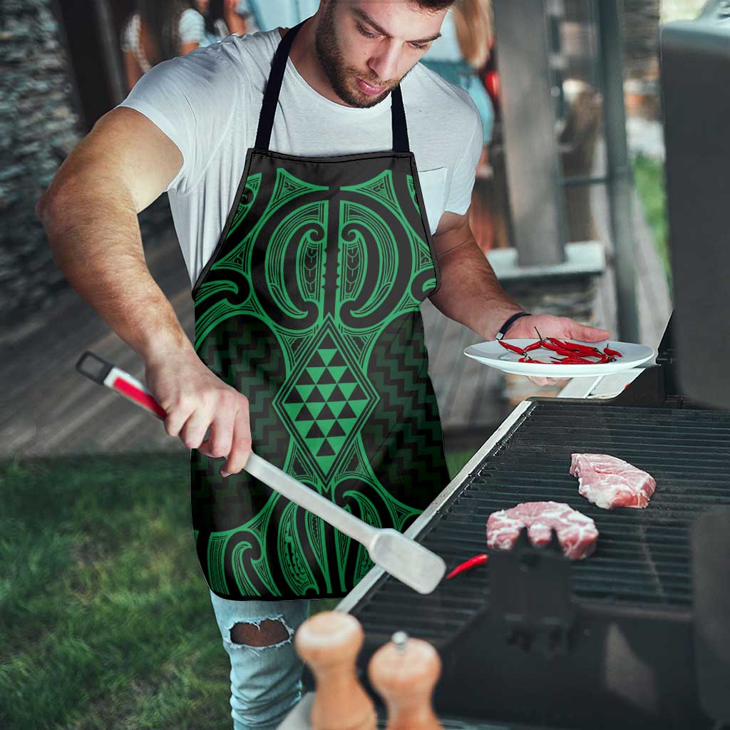 Kakariki Maori Ta Moko Poutama Art Apron - Aussie Hoodie