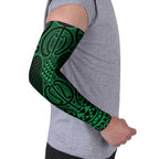 Kakariki Maori Ta Moko Poutama Art Arm Sleeves - Aussie Hoodie