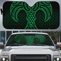 Kakariki Maori Ta Moko Poutama Art Auto Sun Shade - Aussie Hoodie