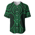 Kakariki Maori Ta Moko Poutama Art Baseball Jersey