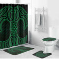Kakariki Maori Ta Moko Poutama Art Bathroom Set - Aussie Hoodie