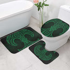 Kakariki Maori Ta Moko Poutama Art Bathroom Set - Aussie Hoodie