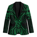 Kakariki Maori Ta Moko Poutama Art Blazer - Aussie Hoodie