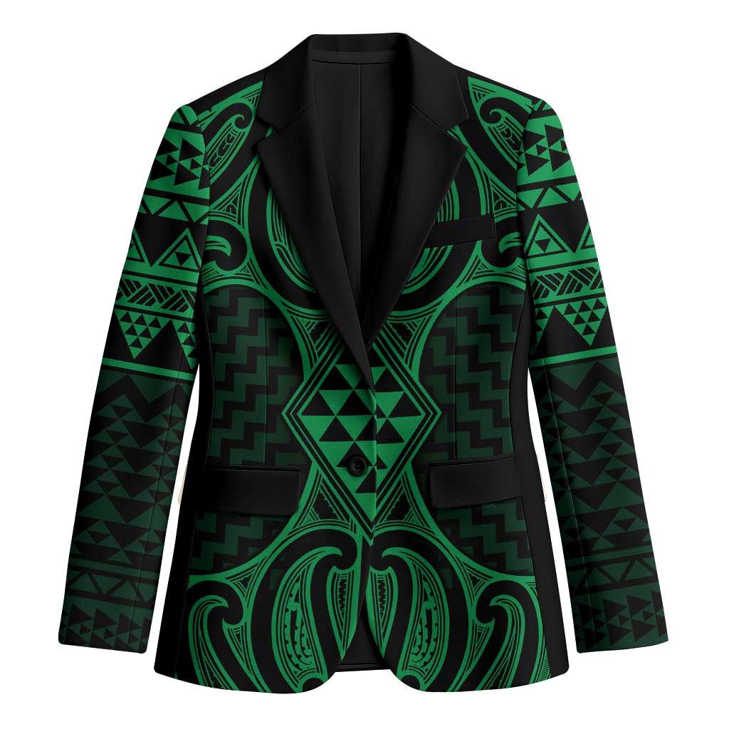Kakariki Maori Ta Moko Poutama Art Blazer - Aussie Hoodie