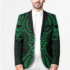 Kakariki Maori Ta Moko Poutama Art Blazer - Aussie Hoodie