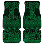 Kakariki Maori Ta Moko Poutama Art Car Mats