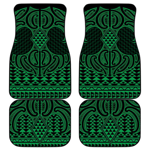 Kakariki Maori Ta Moko Poutama Art Car Mats