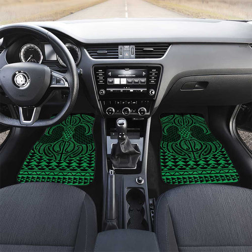Kakariki Maori Ta Moko Poutama Art Car Mats